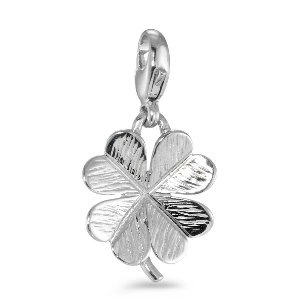 charms srebro rodowany koniczyna Ø13 mm