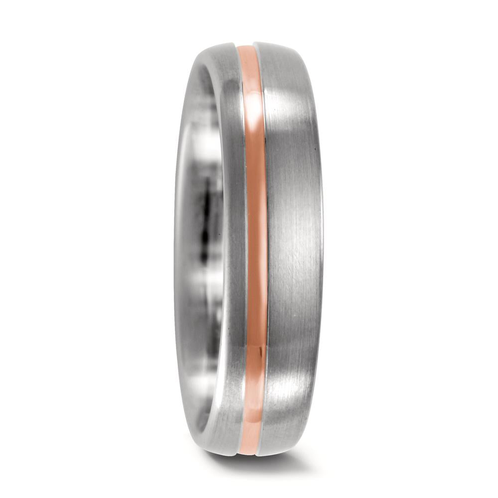 obrączka partnerska złoto białe 750/18 K, złoto czerwone 750/18 K