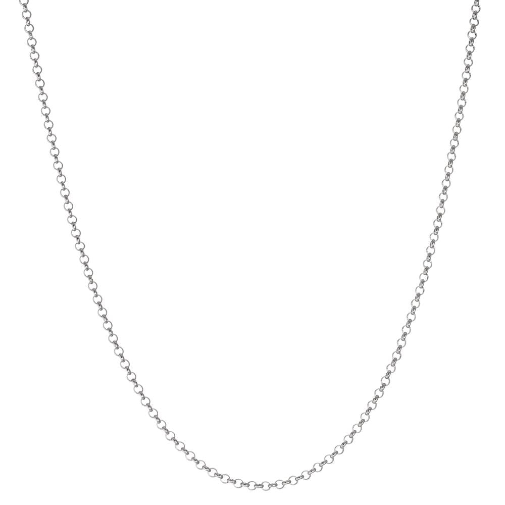 łańcuszek na szyję złoto białe 750/18 K 36 cm Ø1 mm
