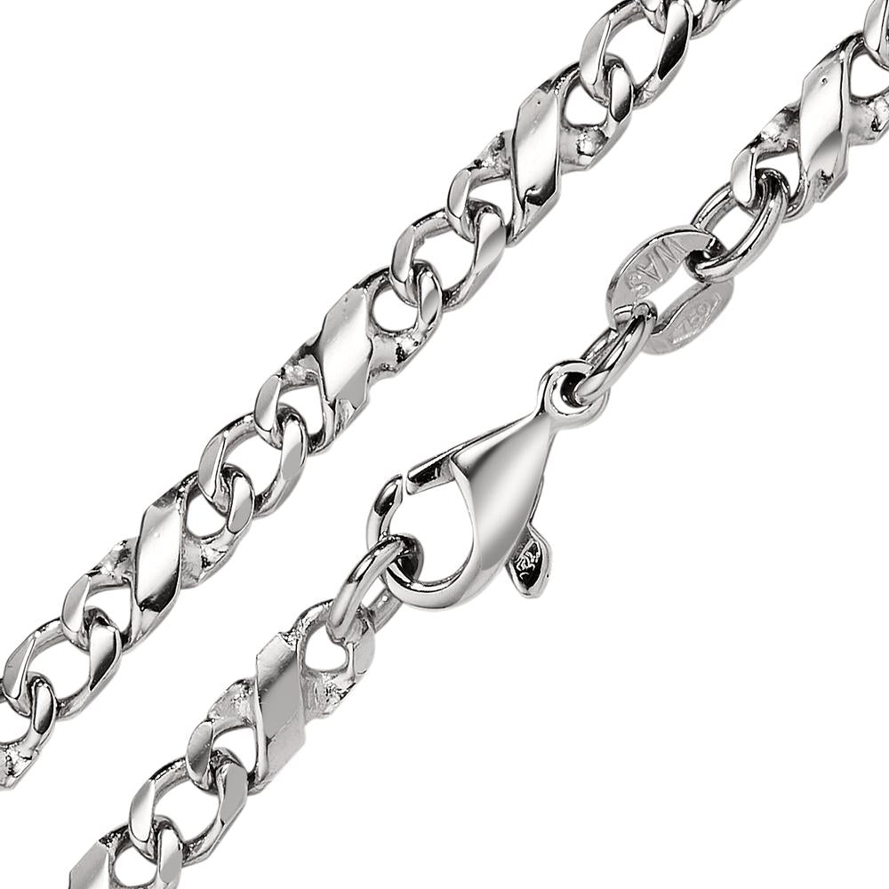 bransoletka złoto białe 750/18 K 22 cm