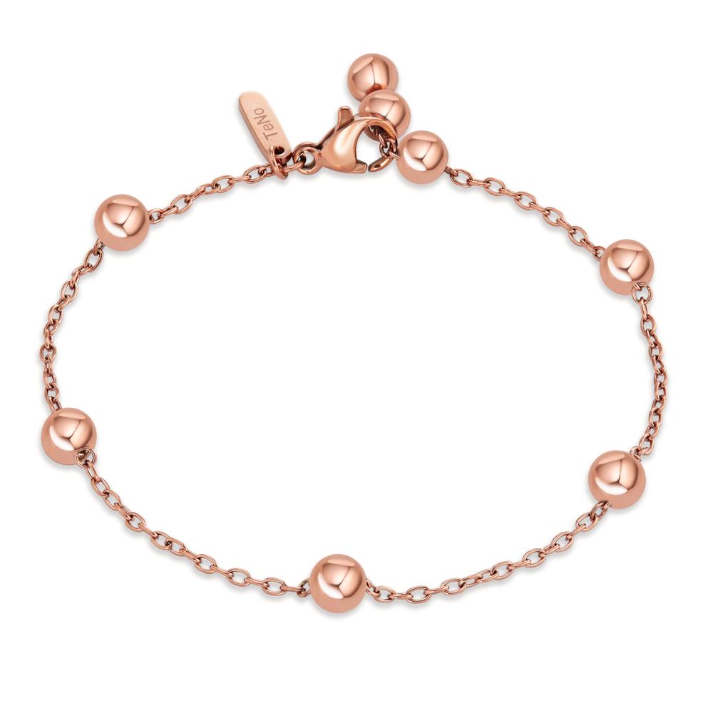 bransoletka stal nierdzewna róża Powłoka IP 16.5-18 cm