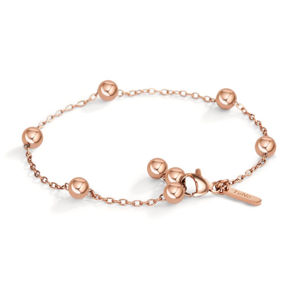 bransoletka stal nierdzewna róża Powłoka IP 16.5-18 cm