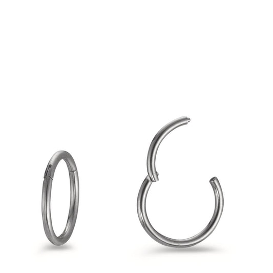 kolczyki koła zatrzaskowe tytan