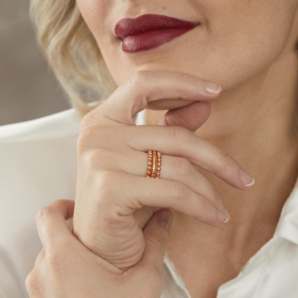 zestaw pierścionków złoto czerwone 750/18 K