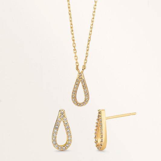 kolczyki wkrętki brąz pozłacany