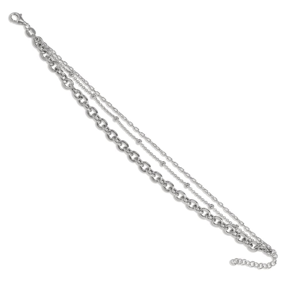 bransoletka srebro rodowany 17-19 cm