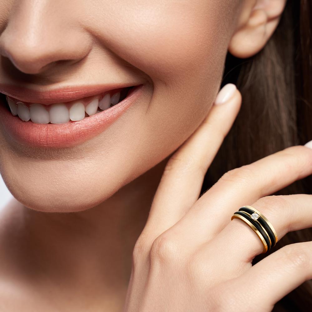 zestaw pierścionków Diament