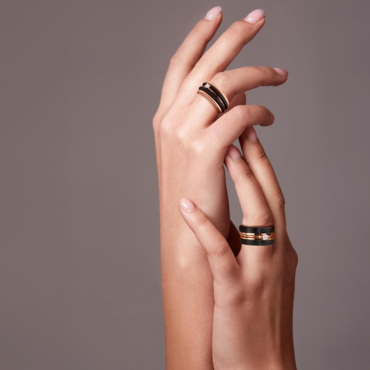 zestaw pierścionków Diament