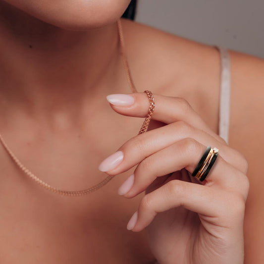 zestaw pierścionków Diament