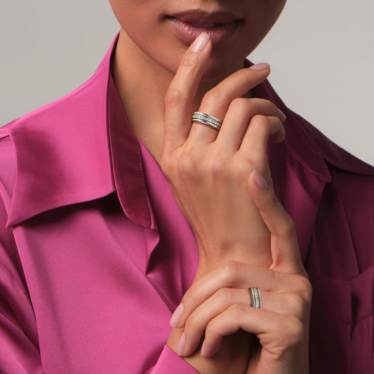 zestaw pierścionków Diament