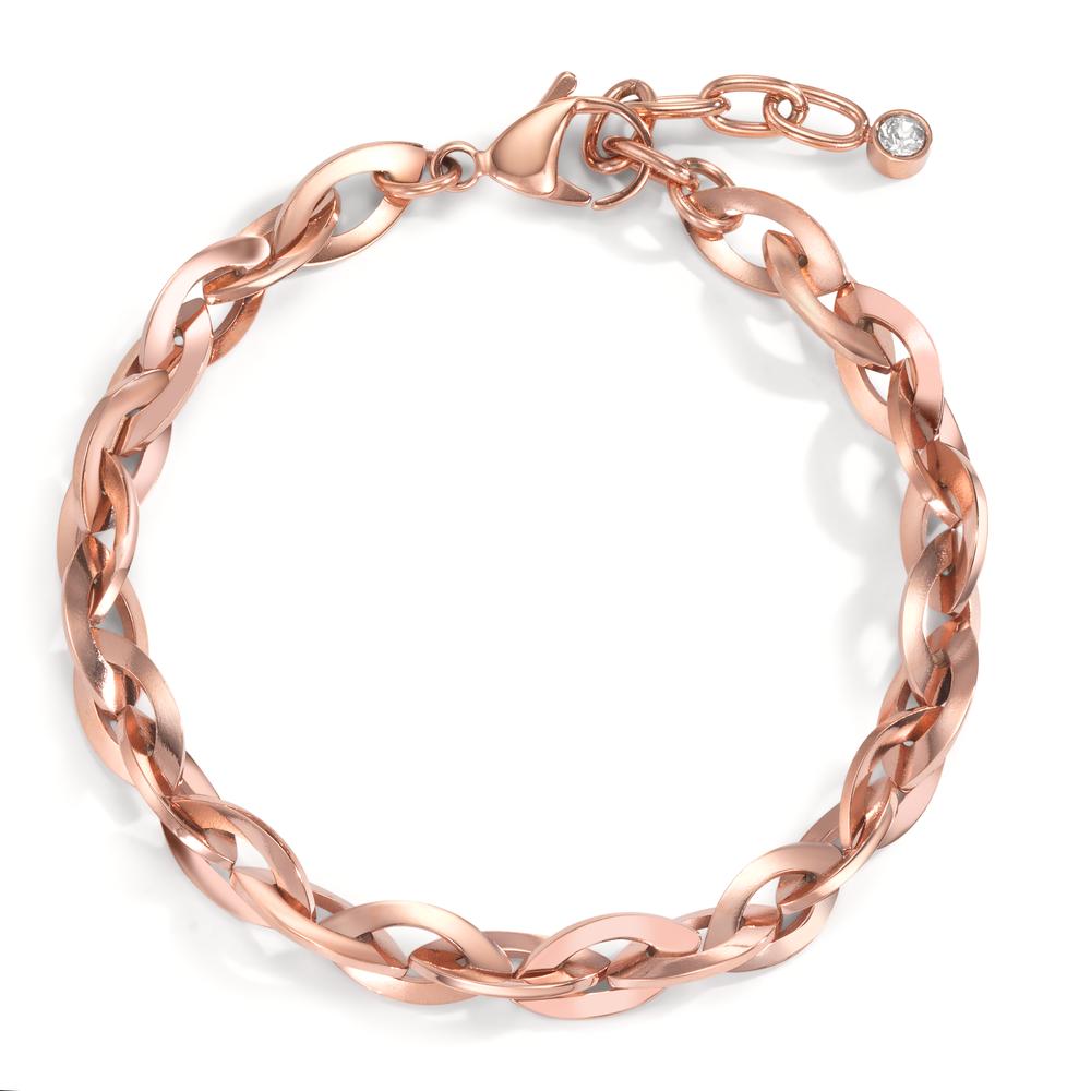 bransoletka stal nierdzewna róża Powłoka IP 21-23 cm