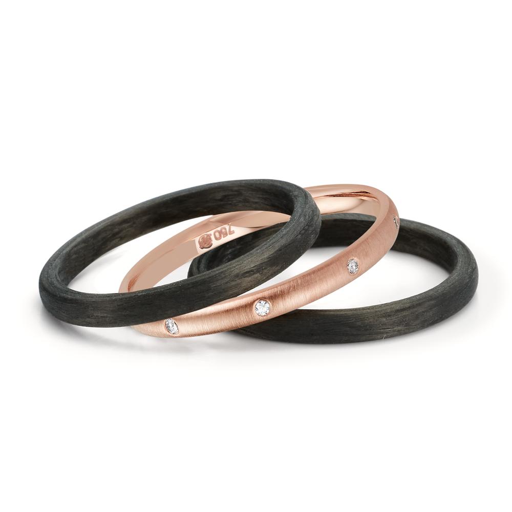 zestaw pierścionków Diament