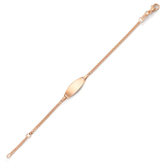 bransoletka z grawerem złoto czerwone 750/18 K 12-14 cm