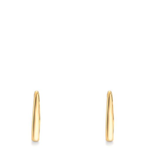 kolczyki koła zatrzaskowe srebro żółty pozłacany