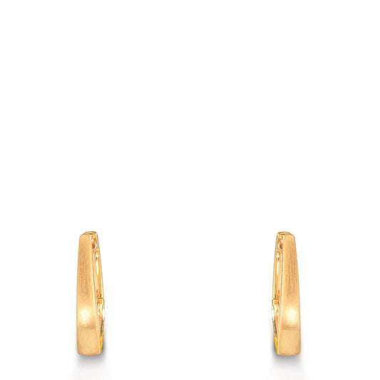 kolczyki koła zatrzaskowe srebro żółty pozłacany