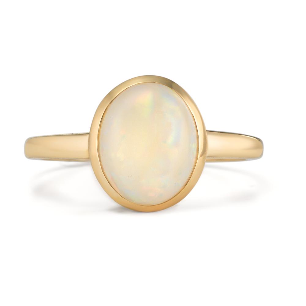 pierścionek złoto żółte 375/9 K Opal