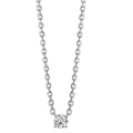 Naszyjnik złoto białe 750/18 K Diament 0.20 ct, w-si 40-42 cm