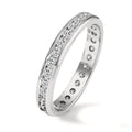 pierścionek pamięci złoto białe 750/18 K Diament 1 ct, w-si