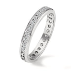 pierścionek pamięci złoto białe 750/18 K Diament 1 ct, w-si