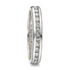 pierścionek pamięci złoto białe 750/18 K Diament 1 ct, w-si