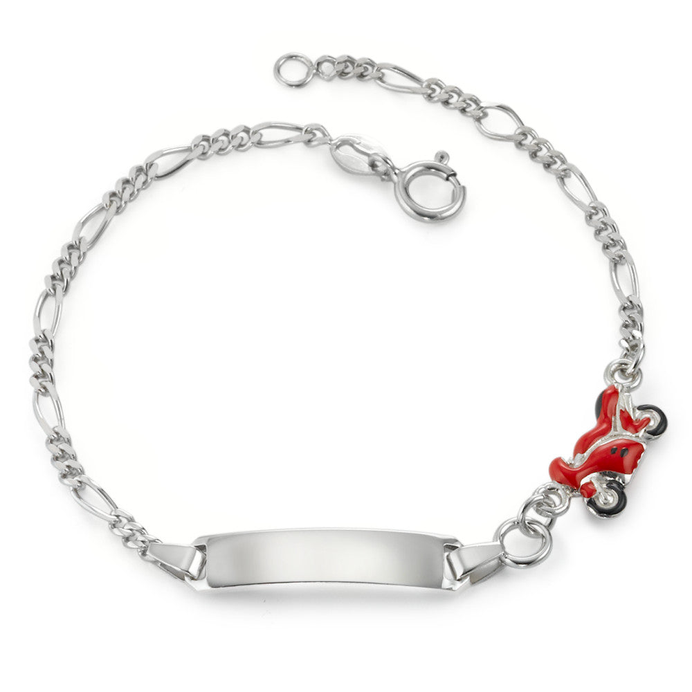 bransoletka z grawerem srebro 14-16 cm