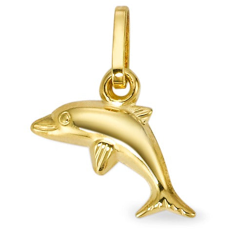 wisiorek złoto żółte 375/9 K delfin