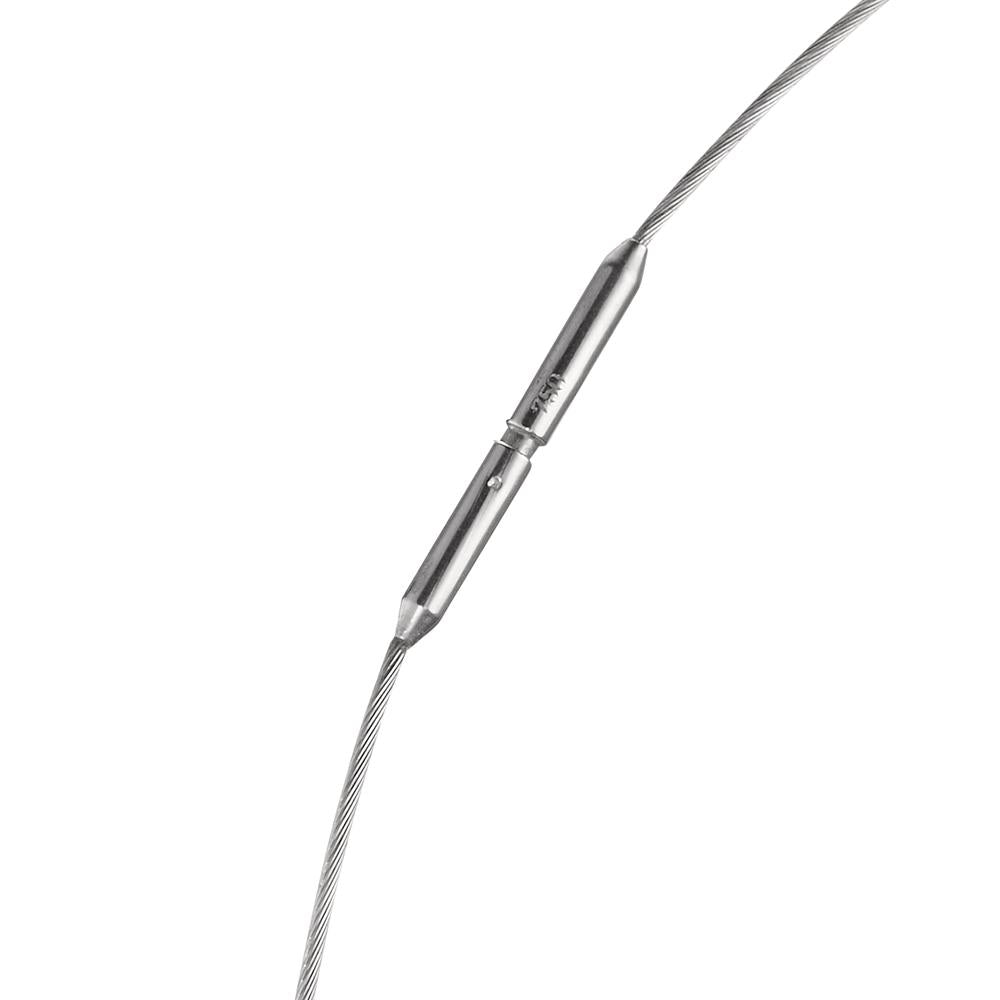 Naszyjnik złoto białe 750/18 K 42 cm