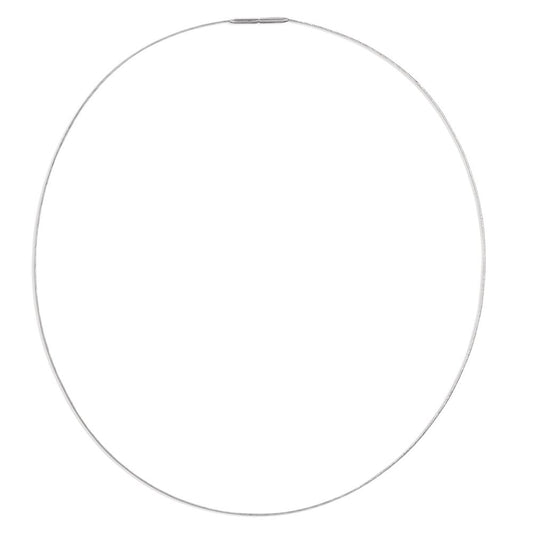 Naszyjnik złoto białe 750/18 K 40 cm