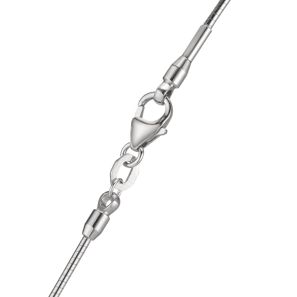 Naszyjnik złoto białe 750/18 K 42 cm