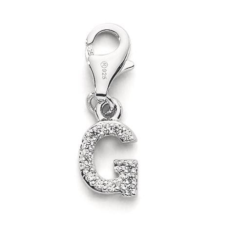 charms srebro Cyrkonia 4 kamienie