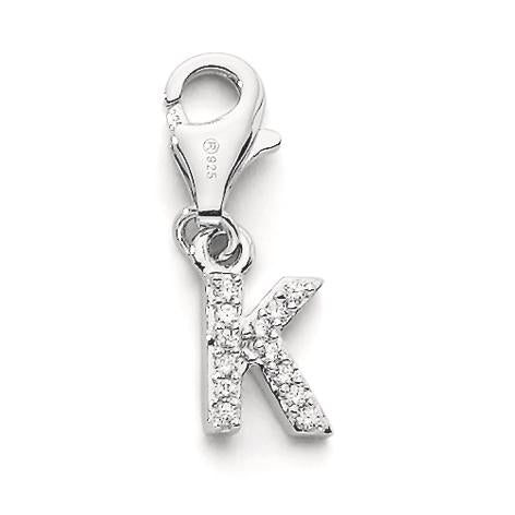 charms srebro Cyrkonia 3 kamienie