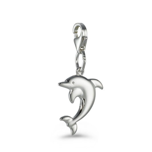 charms srebro delfin