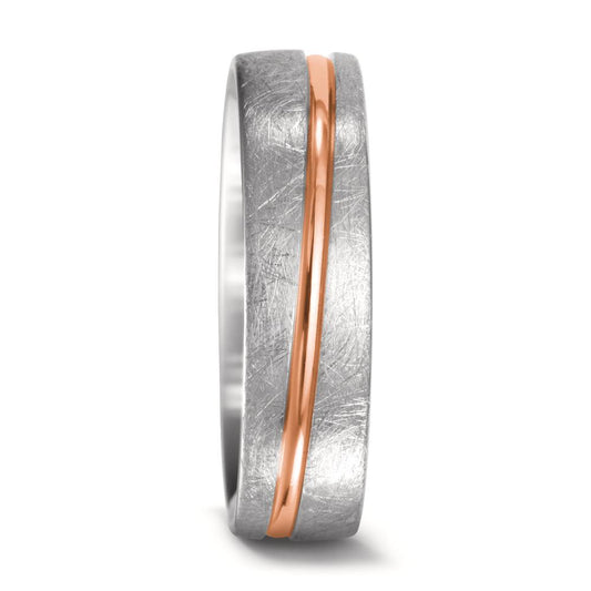 obrączka partnerska złoto białe 750/18 K, złoto czerwone 750/18 K