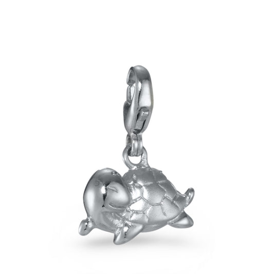 charms srebro rodowany żółw