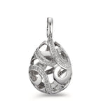 wisiorek złoto białe 750/18 K Diament 0.30 ct, 62 kamienie, w-si