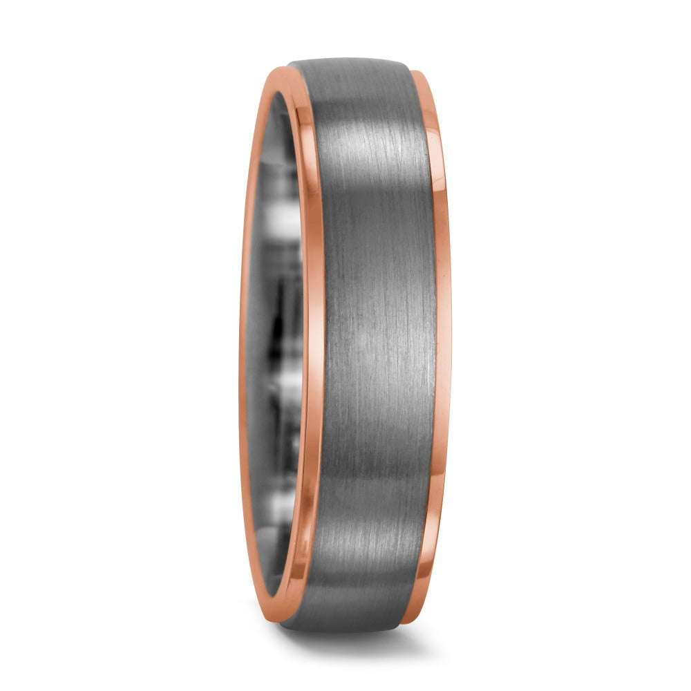 pierścionek pallad 950, złoto czerwone 750/18 K