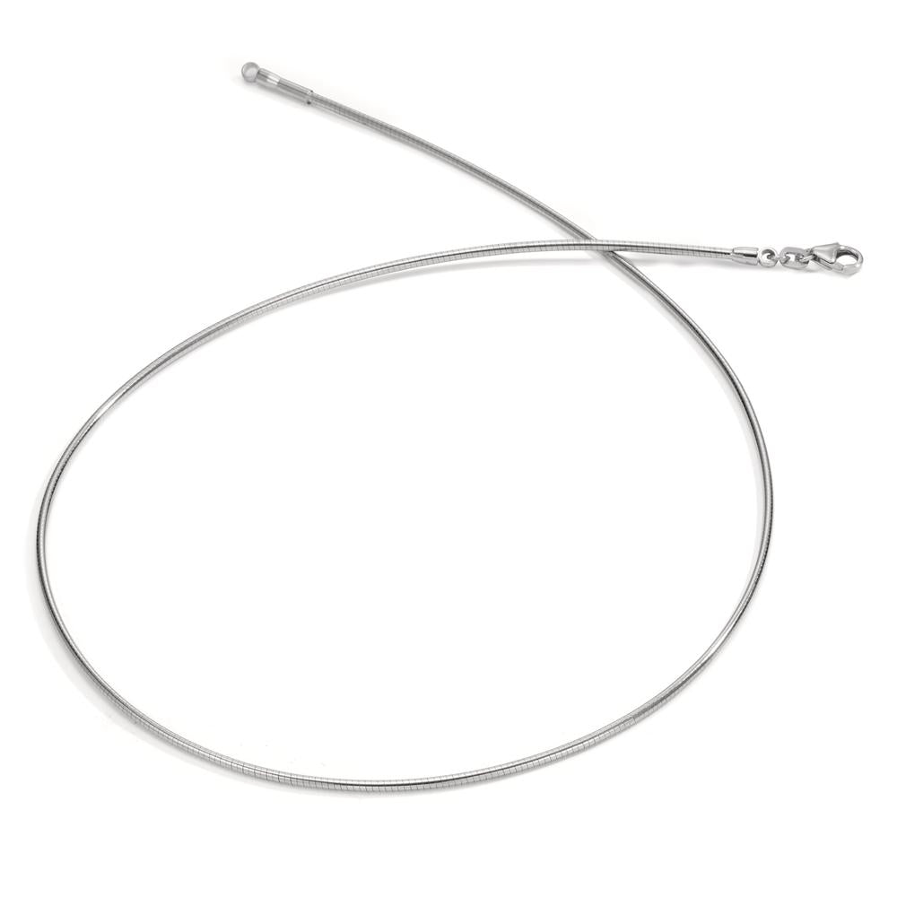 Naszyjnik srebro rodowany 42 cm Ø1.5 mm