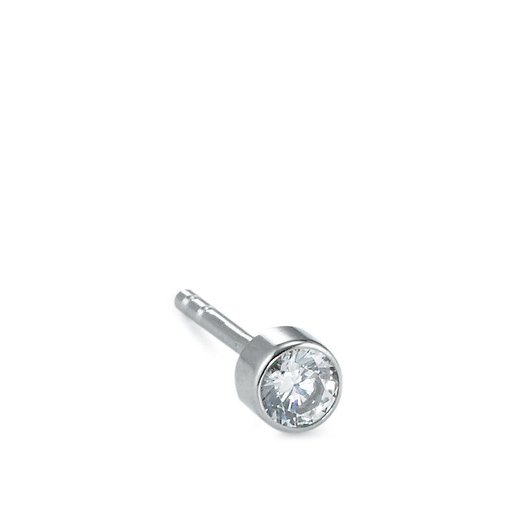 kolczyk wkrętka (1 sztuka) stal nierdzewna Cyrkonia Ø3.5 mm