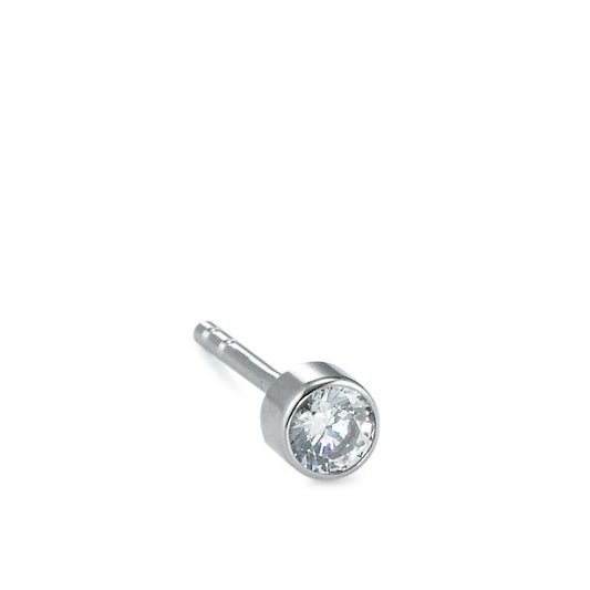kolczyk wkrętka (1 sztuka) stal nierdzewna Cyrkonia Ø3.5 mm