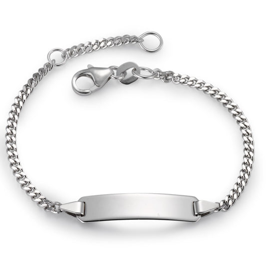bransoletka z grawerem złoto białe 750/18 K 16-18 cm