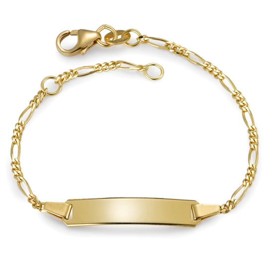 bransoletka z grawerem złoto żółte 750/18 K 12-14 cm
