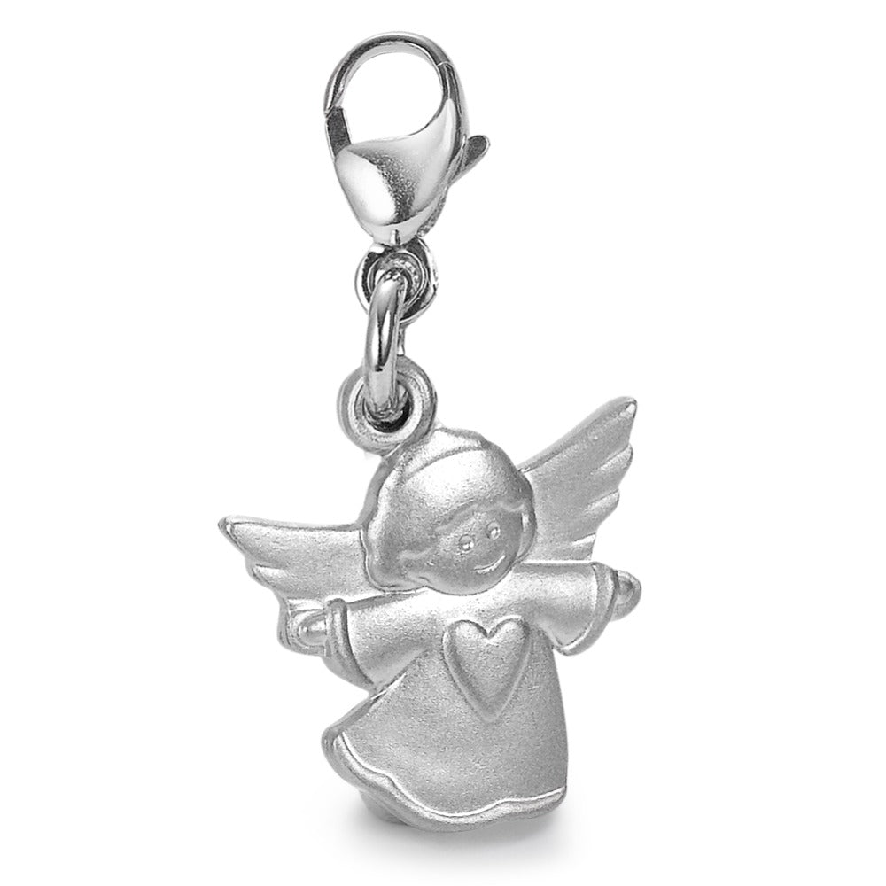 charms srebro rodowany anioł