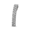 wisiorek złoto białe 750/18 K Diament 0.54 ct, 19 kamienie, w-si