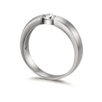 pierścionek zaręczynowy złoto białe 750/18 K Diament biały, 0.30 ct, w-si