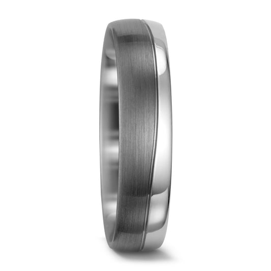 obrączka partnerska złoto białe 585/14 K, pallad 500