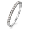 pierścionek pamięci złoto białe 750/18 K Diament biały, 0.20 ct, 13 kamienie, w-si