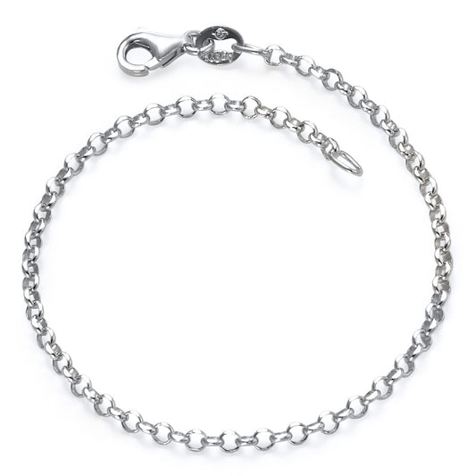 bransoletka łańcuszkowa srebro rodowany 18 cm