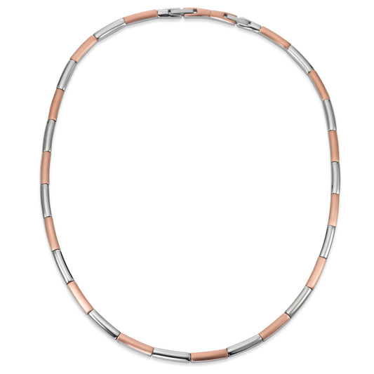 Naszyjnik stal nierdzewna róża Powłoka IP 42-45 cm