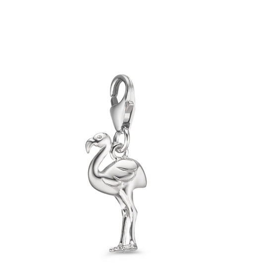 charms srebro rodowany flaming