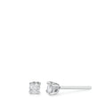 kolczyki wkrętki złoto białe 750/18 K Diament biały, 0.25 ct, 2 kamienie, [Brillant], w-si Ø3.5 mm